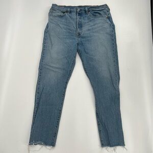 Levi's 501 Buttonfly Rough Hem Jeans Size 32 Women's